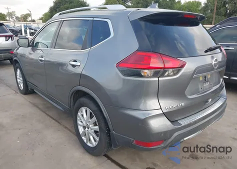 2017 Nissan Rogue Sv из США, поврежденный, VIN KNMAT2MT0HP597925